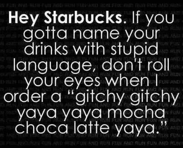 Starbucks language