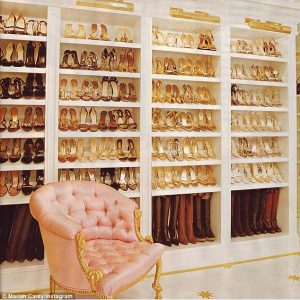 Shoe closet - Mariah Carey